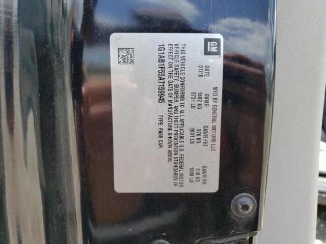 Photo 10 from auction – 2010 CHEVROLET COBALT LS with VIN 1G1AB1F55A7159945