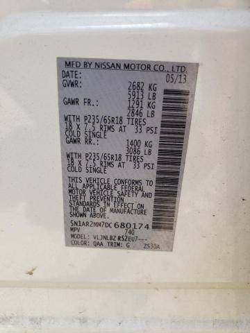 Photo 10 from auction – 2013 NISSAN PATHFINDER with VIN 5N1AR2MM7DC680174