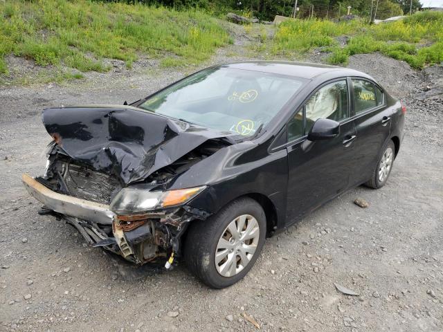 Photo 2 from auction – 2012 HONDA CIVIC LX with VIN 19XFB2E56CE064897