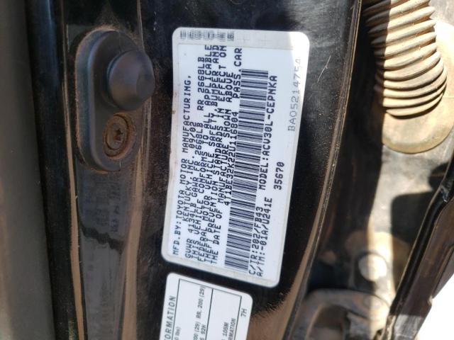 Photo 10 from auction – 2002 TOYOTA CAMRY LE with VIN 4T1BE32K22U116804