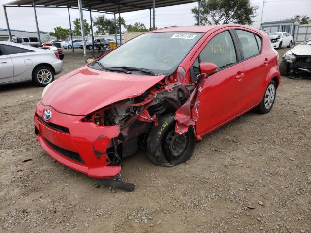 Photo 2 from auction – 2012 TOYOTA PRIUS C with VIN JTDKDTB39C1520122