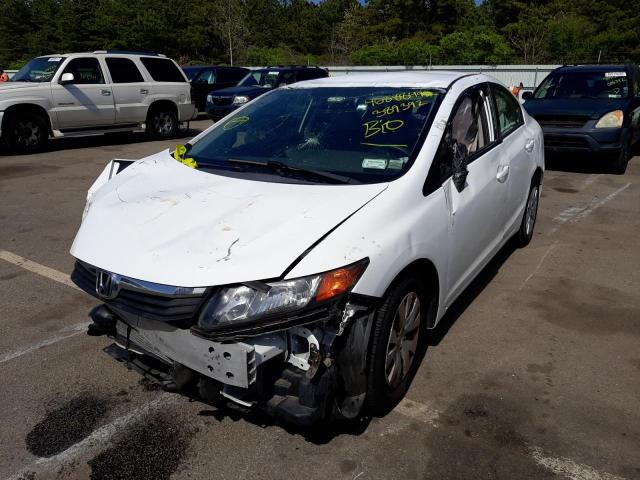 Photo 2 from auction – 2012 HONDA CIVIC LX with VIN 19XFB2F53CE389392