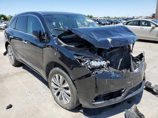 ACURA MDX TECHNO 2014 with VIN 5FRYD3H41EB020460 - Photo from auction