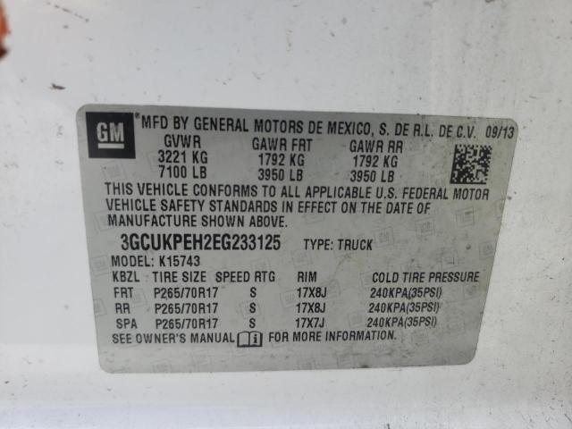 Photo 10 from auction – 2014 CHEVROLET SILVERADO with VIN 3GCUKPEH2EG233125