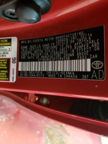Photo 10 from auction – 2015 TOYOTA COROLLA L with VIN 2T1BURHE0FC284598