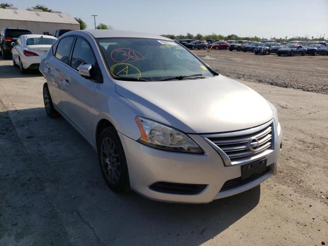 NISSAN SENTRA S 2015 with VIN 3N1AB7AP8FL647375 - Photo from auction