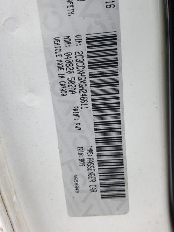 Photo 10 from auction – 2016 DODGE CHARGER SX with VIN 2C3CDXHGXGH246611