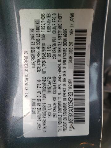 Photo 10 from auction – 2012 MAZDA CX-9 with VIN JM3TB2CA0C0343183