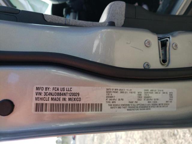 Photo 10 from auction – 2022 JEEP COMPASS LA with VIN 3C4NJDBB4NT120029