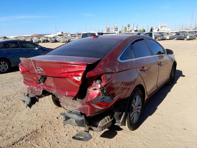 Photo 4 from auction – 2016 HYUNDAI SONATA SE with VIN 5NPE24AFXGH289959