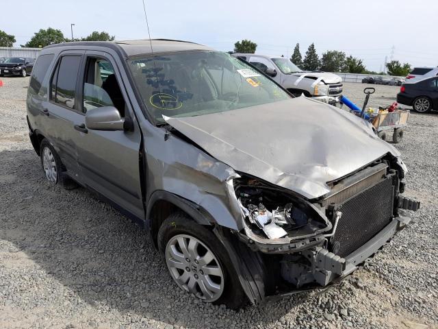 HONDA CR-V EX 2005 with VIN JHLRD78885C046182 - Photo from auction