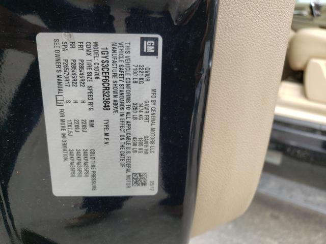 CADILLAC ESCALADE P 2012 with VIN 1GYS3CEF6CR323848 - Photo from auction