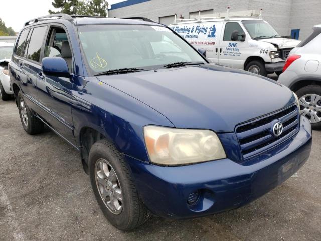 TOYOTA HIGHLANDER 2004 with VIN JTEGP21A940040902 - Photo from auction