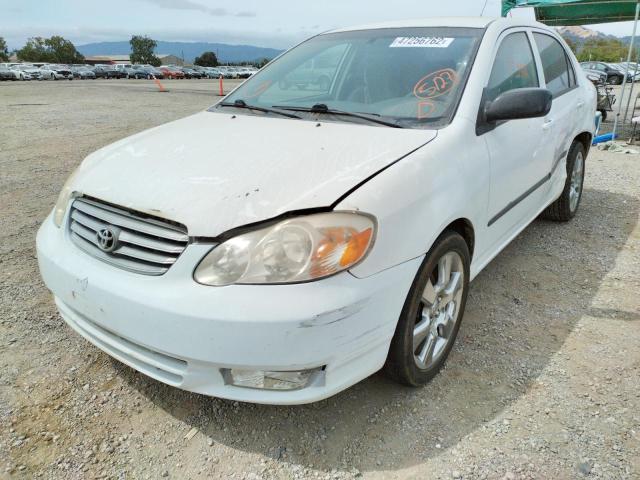 Photo 2 from auction – 2003 TOYOTA COROLLA CE with VIN JTDBR32E430043981