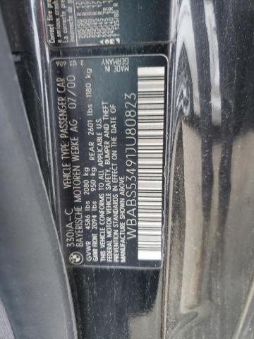 Photo 10 from auction – 2001 BMW 3 SERIES with VIN WBABS53491JU80823