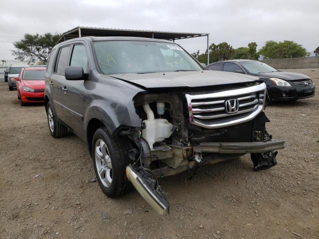 HONDA PILOT EXL 2013 with VIN 5FNYF3H57DB034950 - Photo from auction