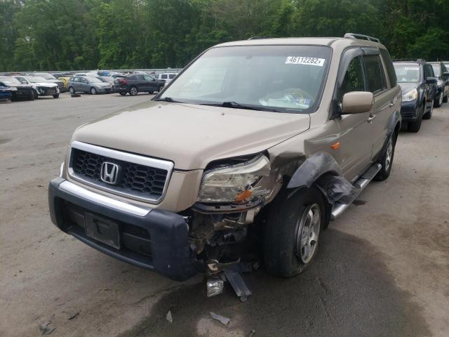 Photo 2 from auction – 2008 HONDA PILOT EXL with VIN 5FNYF18688B021613