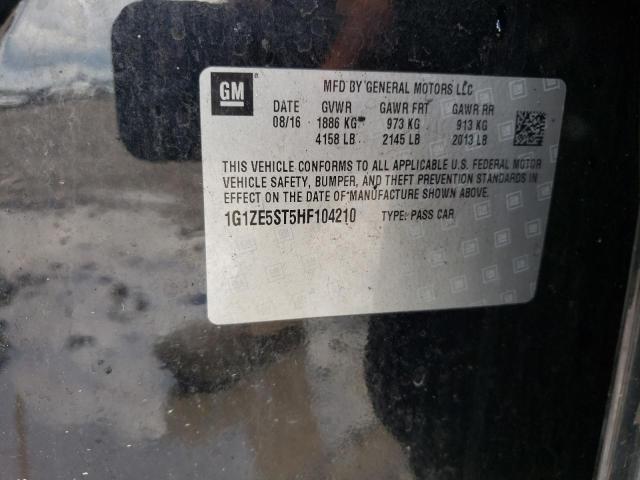 Photo 10 from auction – 2017 CHEVROLET MALIBU LT with VIN 1G1ZE5ST5HF104210