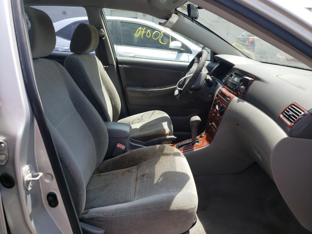Photo 5 from auction – 2007 TOYOTA COROLLA CE with VIN JTDBR32E670130044