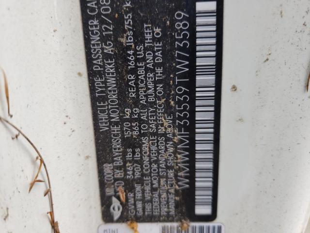 Photo 10 from auction – 2009 MINI COOPER with VIN WMWMF33539TW73589