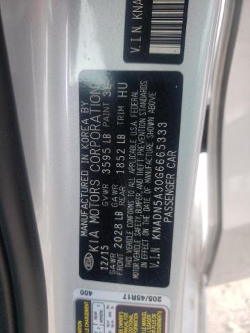 Photo 10 from auction – 2016 KIA RIO EX with VIN KNADN5A30G6665333