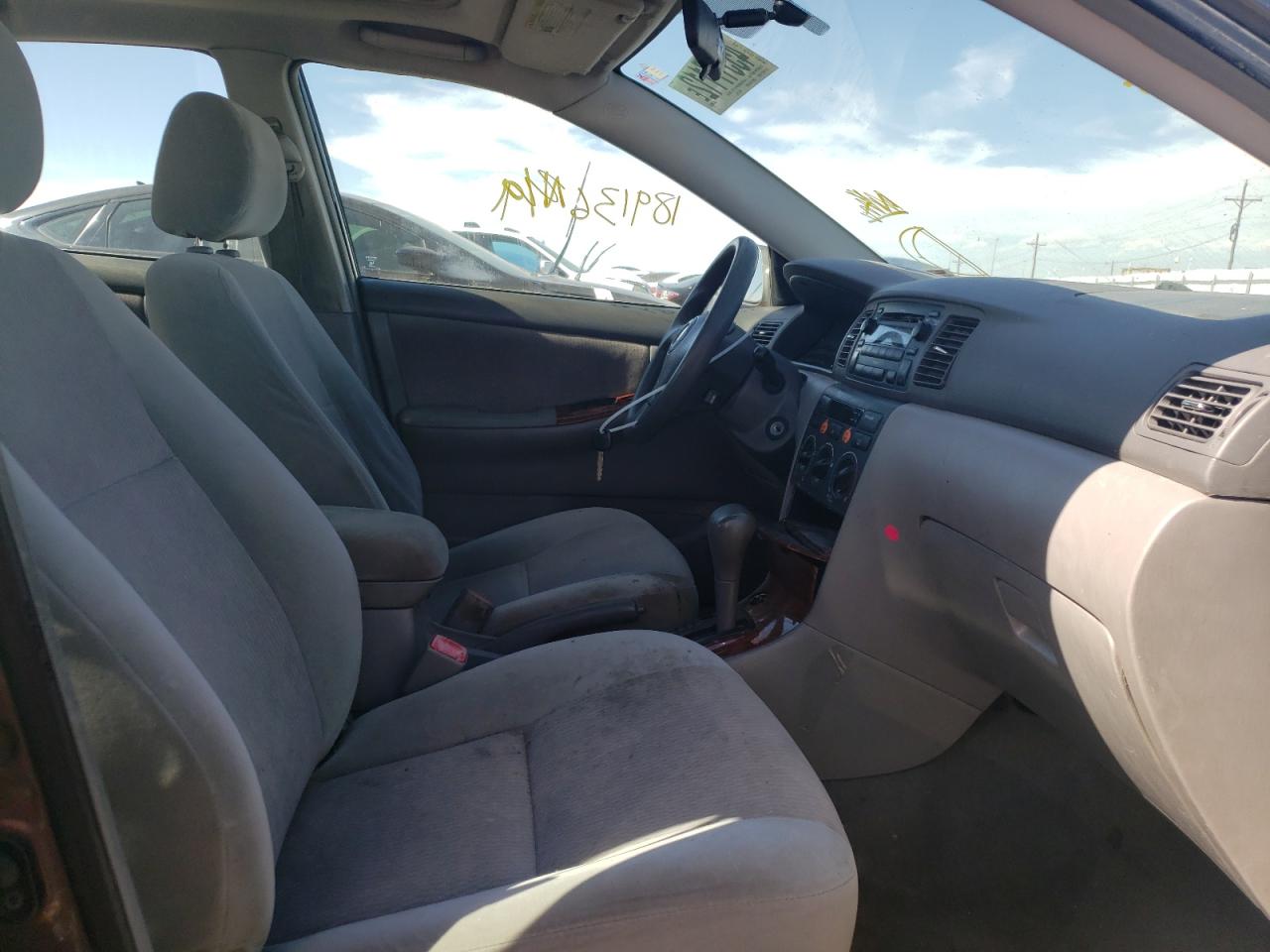 Photo 5 from auction – 2007 TOYOTA COROLLA CE with VIN 1NXBR30E47Z877116
