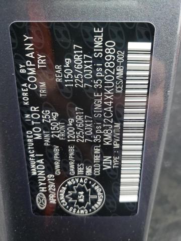 Photo 10 from auction – 2019 HYUNDAI TUCSON SE with VIN KM8J2CA4XKU028980