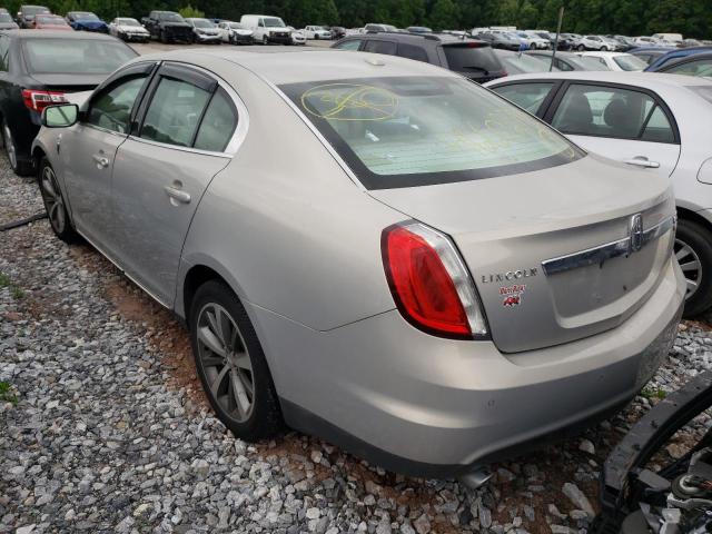 Photo 3 from auction – 2009 LINCOLN MKS with VIN 1LNHM94R39G620698