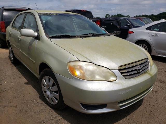 TOYOTA COROLLA CE 2003 with VIN 2T1BR32E03C137703 - Photo from auction