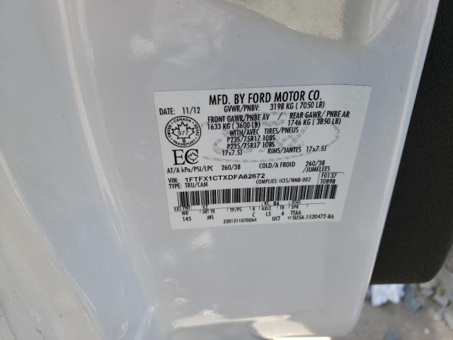 Photo 10 from auction – 2013 FORD F150 SUPER with VIN 1FTFX1CTXDFA62672