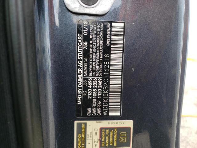 Photo 10 from auction – 2012 MERCEDES-BENZ E 350 with VIN WDDKJ5KB2CF162818
