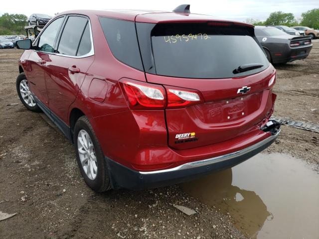Photo 3 from auction – 2020 CHEVROLET EQUINOX LT with VIN 3GNAXKEV1LS604080