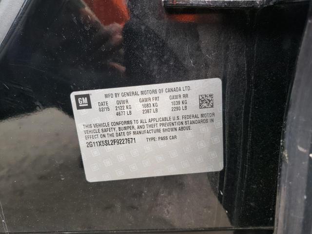 Photo 10 from auction – 2015 CHEVROLET IMPALA LS with VIN 2G11X5SL2F9227671