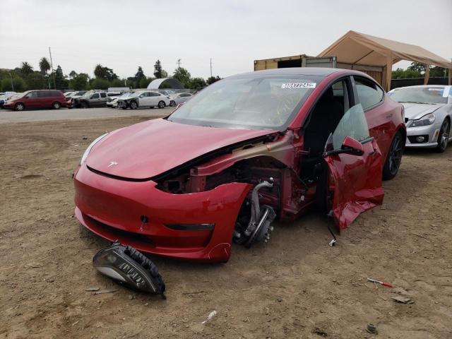 Photo 2 from auction – 2021 TESLA MODEL 3 with VIN 5YJ3E1EB8MF938317
