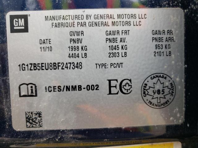 Photo 10 from auction – 2011 CHEVROLET MALIBU LS with VIN 1G1ZB5EU8BF247348