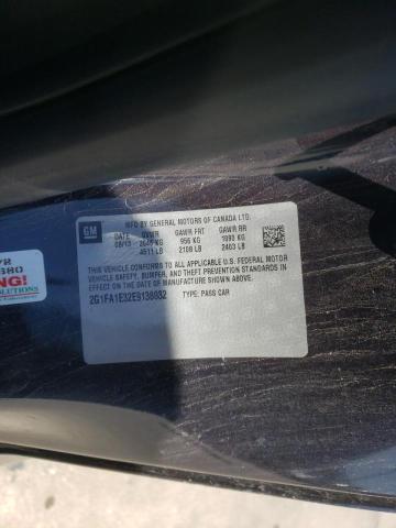 Photo 10 from auction – 2014 CHEVROLET CAMARO LS with VIN 2G1FA1E32E9138032