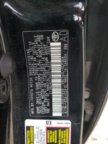 Photo 10 from auction – 2010 TOYOTA COROLLA BA with VIN 2T1BU4EE0AC513622