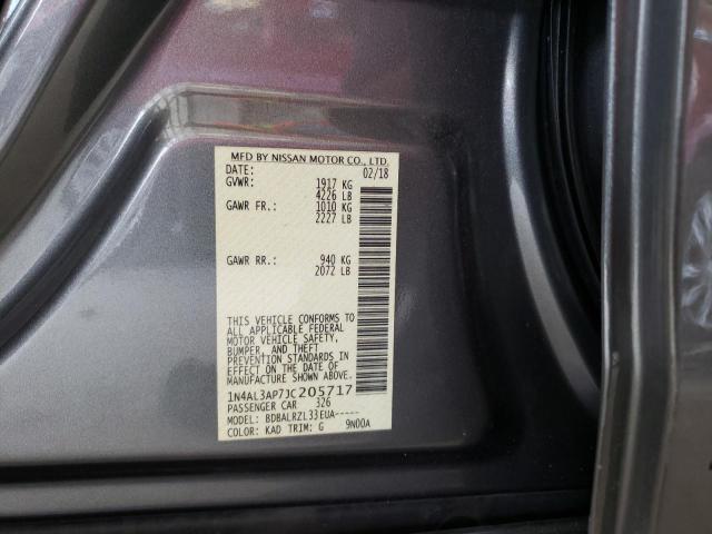 Photo 10 from auction – 2018 NISSAN ALTIMA 2.5 with VIN 1N4AL3AP7JC205717