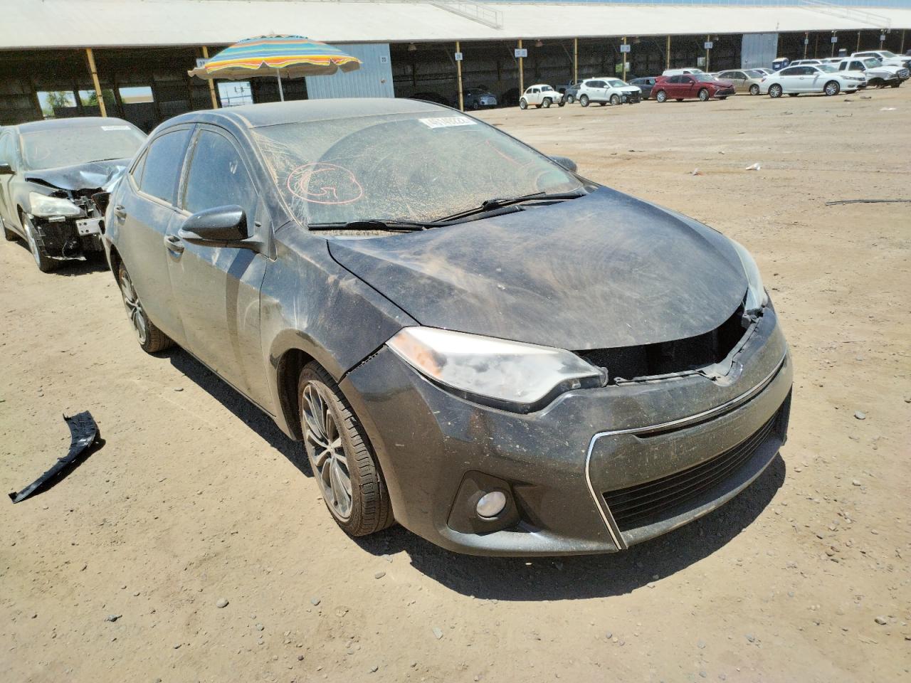 TOYOTA COROLLA L 2014 with VIN 2T1BURHE3EC098892 - Photo from auction