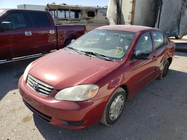 Photo 2 from auction – 2003 TOYOTA COROLLA SE with VIN JTDBR32E732014317