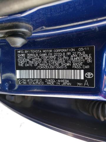 Zdjęcie 10 z aukcji – 2011 TOYOTA PRIUS z VIN JTDKN3DU0B1366515