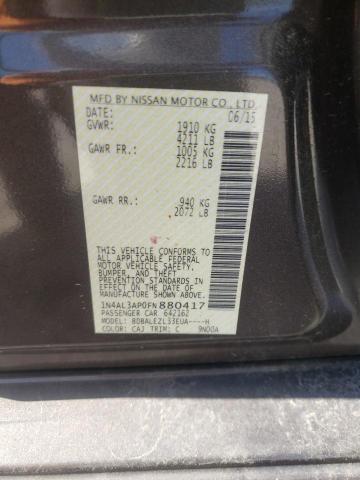 Photo 10 from auction – 2015 NISSAN ALTIMA 2.5 with VIN 1N4AL3AP0FN880417