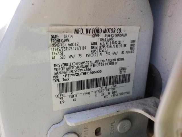 Photo 10 from auction – 2015 FORD F250 SUPER with VIN 1FT7W2BT6FEA55905