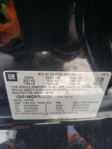 Photo 10 from auction – 2015 GMC YUKON SLE with VIN 1GKS1AKC8FR682069