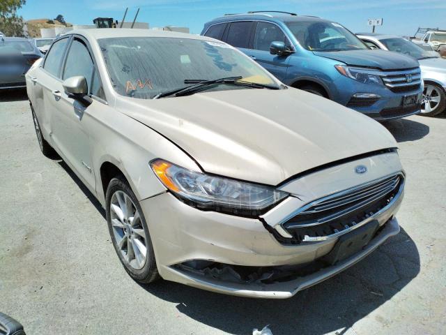 FORD FUSION SE 2017 with VIN 3FA6P0LU9HR408714 - Photo from auction