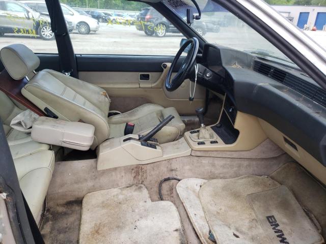 Photo 9 from auction – 1985 BMW 635 CSI with VIN WBAEC7400F0606386