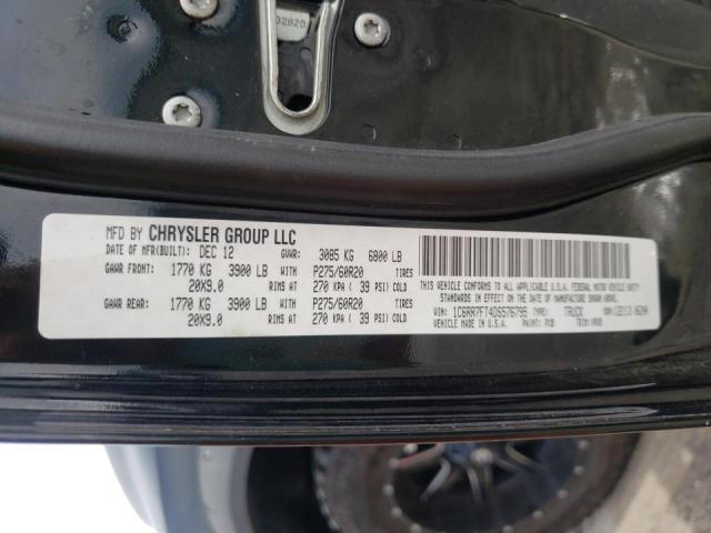 Photo 10 from auction – 2013 RAM 1500 ST with VIN 1C6RR7FT4DS576795