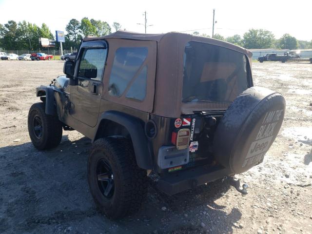 Photo 3 from auction – 2000 JEEP WRANGLER / with VIN 1J4FA59S6YP800372