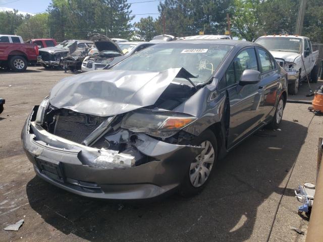 Photo 2 from auction – 2012 HONDA CIVIC LX with VIN 19XFB2F52CE093098