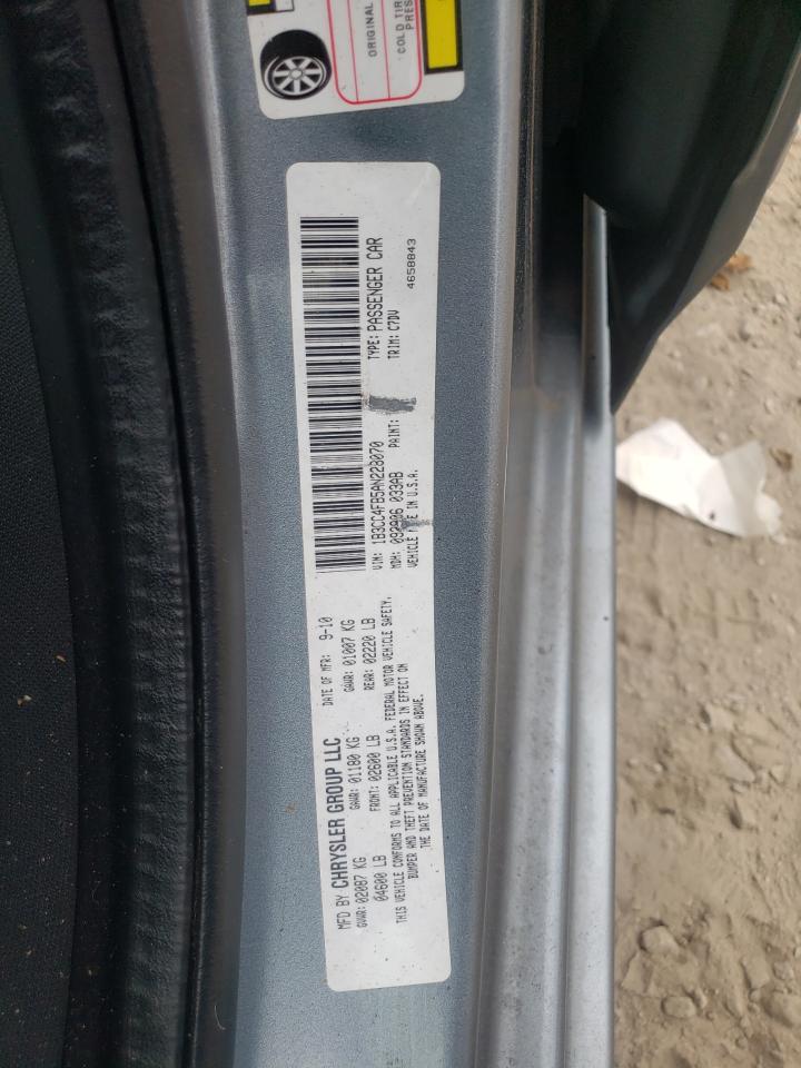 Photo 11 from auction – 2010 DODGE AVENGER with VIN 1B3CC4FB5AN228070